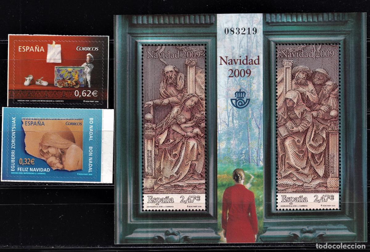Briefmarken: Oferta sellos en euros a&ntilde;o 2009 edifil 4520/22 en nuevo con gran descuento sobre facial