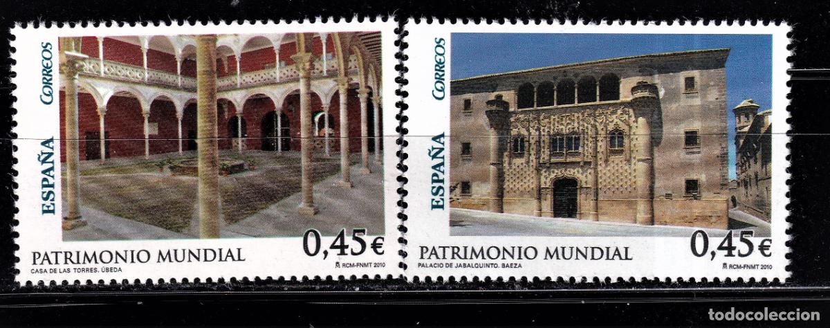 Selos: Oferta sellos en euros a&ntilde;o 2010 edifil 4556/57 en nuevo con gran descuento sobre facial