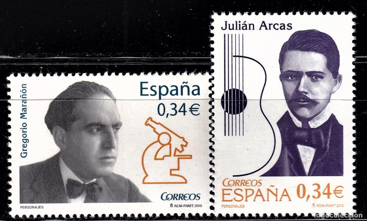Selos: Oferta sellos en euros a&ntilde;o 2010 edifil 4572/73 en nuevo con gran descuento sobre facial