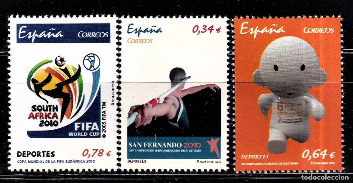 Briefmarken: Oferta sellos en euros a&ntilde;o 2010 edifil 4569/71 en nuevo con gran descuento sobre facial