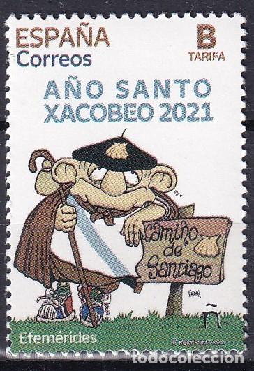 Stamps: Oferta sellos en euros a&ntilde;o 2021 edifil 5488 en nuevo