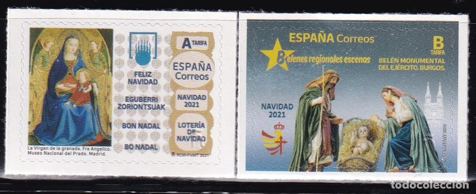 Stamps: Oferta sellos en euros a&ntilde;o 2021 edifil 5533/34 en nuevo