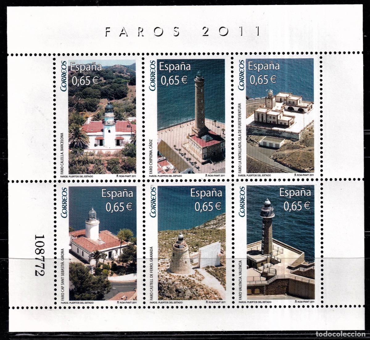 Selos: Oferta sellos en euros a&ntilde;o 2011 edifil 4646 en nuevo con gran descuento sobre facial