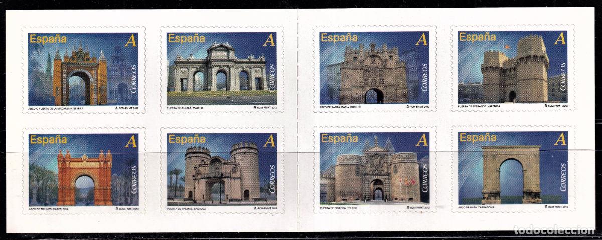 Selos: Oferta sellos en euros a&ntilde;o 2012 edifil 4681/88 en nuevo con gran descuento sobre facial