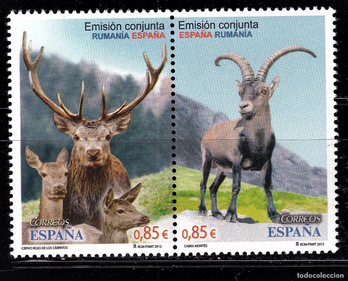 Selos: Oferta sellos en euros a&ntilde;o 2012 edifil 4753/54 en nuevo con gran descuento sobre facial