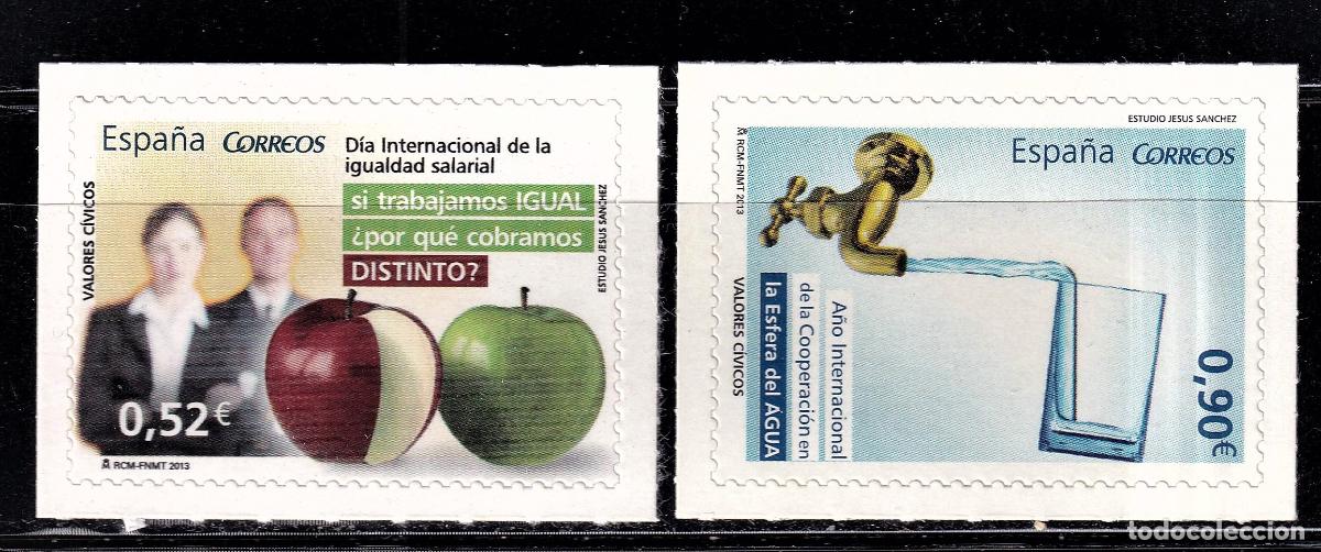 Selos: Oferta sellos en euros a&ntilde;o 2013 edifil 4776/77 en nuevo