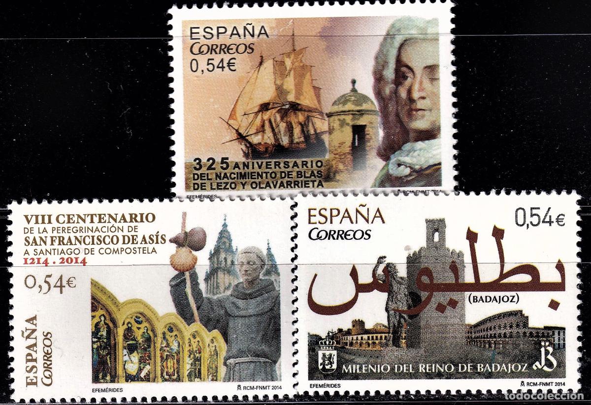 Briefmarken: Oferta sellos en euros a&ntilde;o 2014 edifil 4867/69 en nuevo