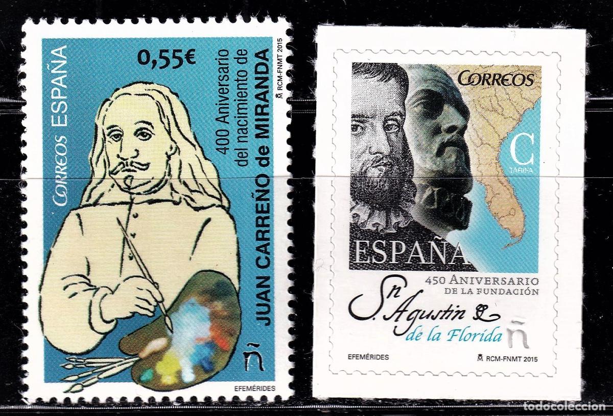Briefmarken: Oferta sellos en euros a&ntilde;o 2015 edifil 4991/92 en nuevo