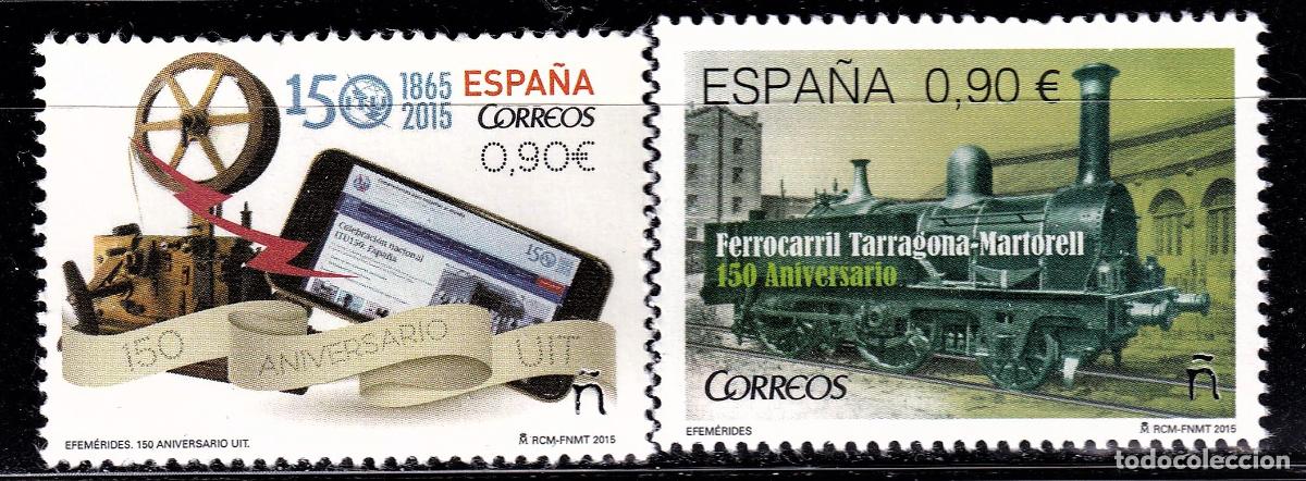 Briefmarken: Oferta sellos en euros a&ntilde;o 2015 edifil 4999/00 en nuevo