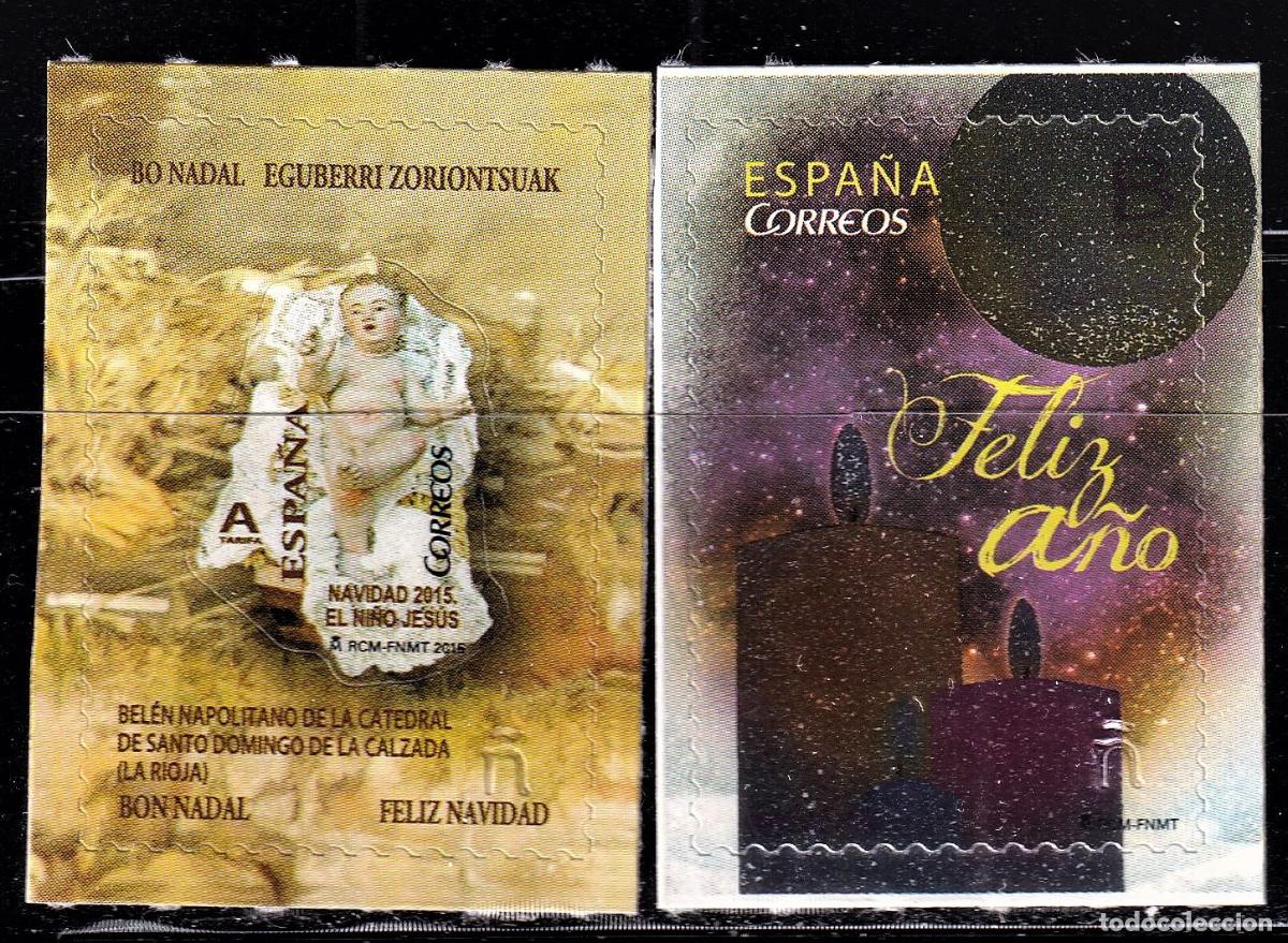 Briefmarken: Oferta sellos en euros a&ntilde;o 2015 edifil 5008/09 en nuevo