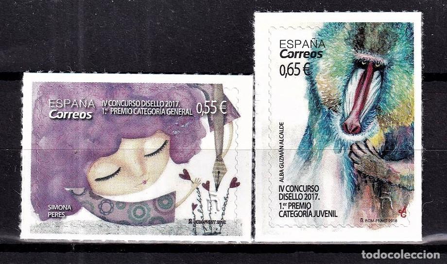 Stamps: Oferta sellos en euros a&ntilde;o 2018 edifil 5206/07 en nuevo