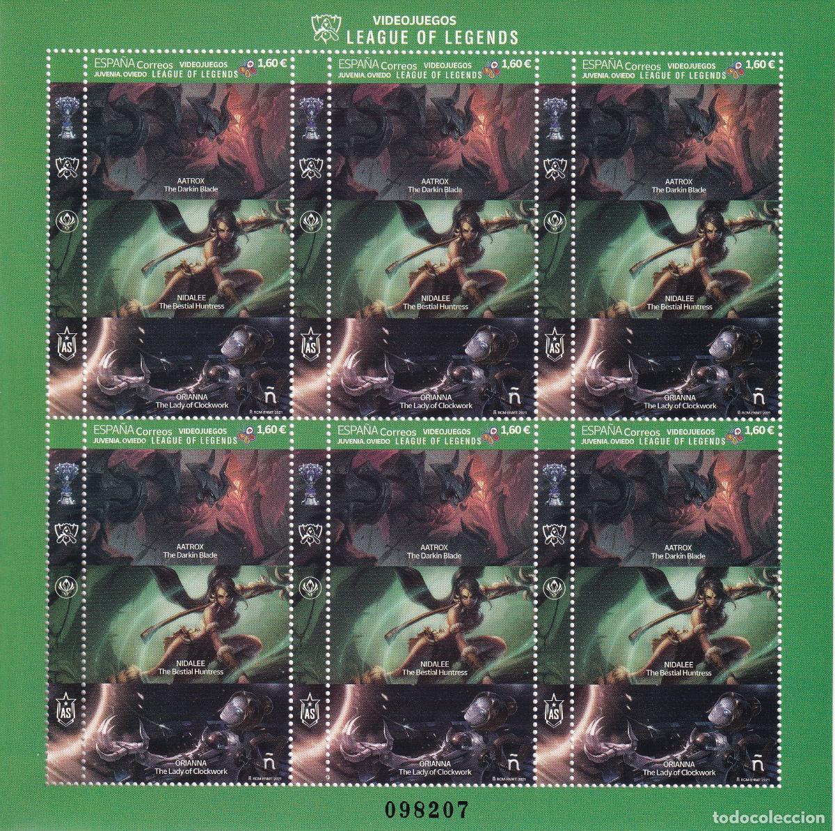 Briefmarken: Oferta sellos en euros a&ntilde;o 2021 edifil 5536 en nuevo