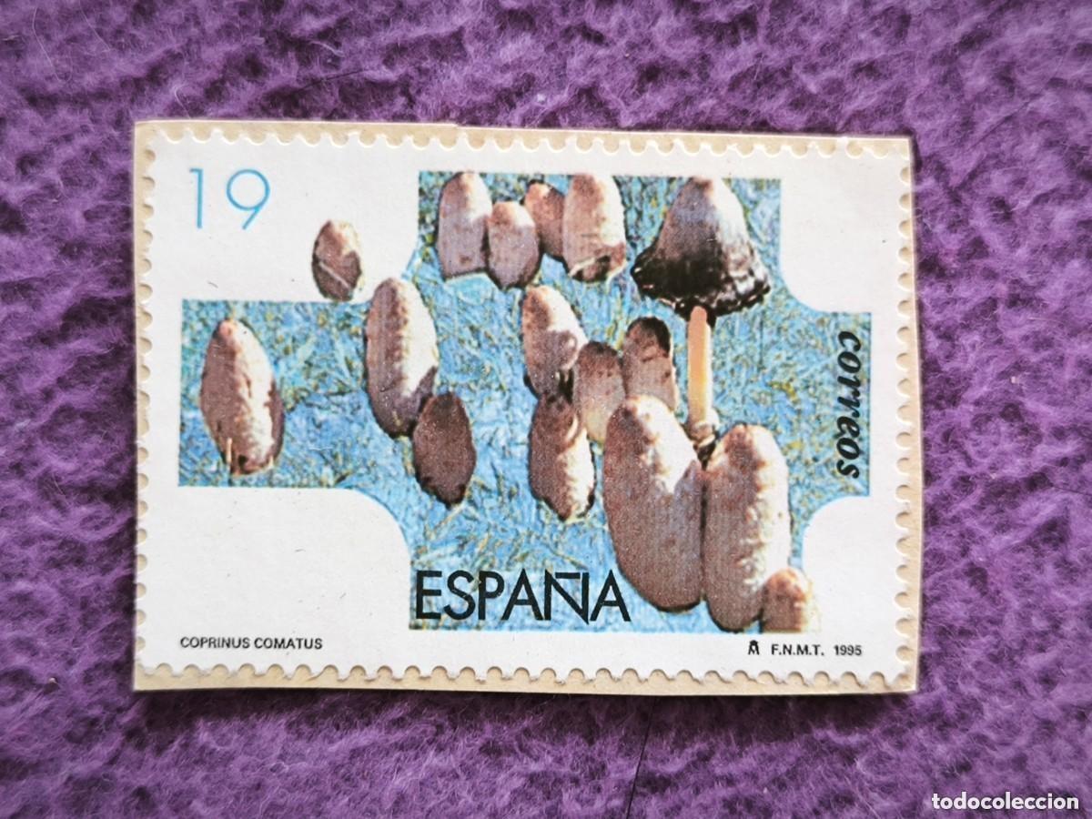 Stamps: Sello Espa&ntilde;a Correos 19 Ptas &ndash; Coprinus Comatus, Serie Micolog&iacute;a (F.N.M.T. 1995)