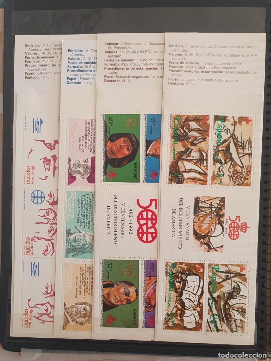 Briefmarken: LOTE 4 CARN&Eacute;S ESPA&Ntilde;A 1986 1991 DIFERENTES