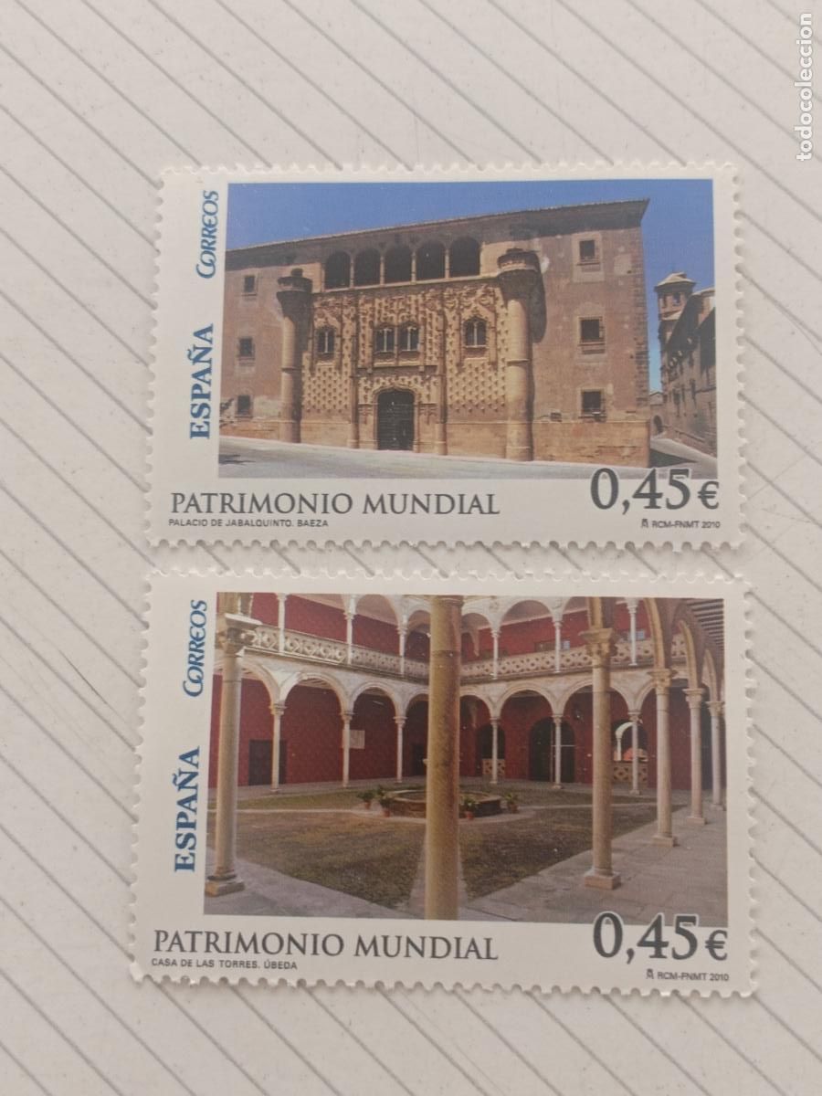 Sellos: ESPA&Ntilde;A N&ordm; EDIFIL 4556/7*** A&Ntilde;O 2010. PATRIMONIO MUNDIAL, UBEDA Y BAEZA