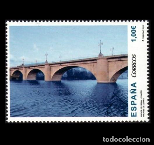 Sellos: Edifil 4803 MNH SIN FIJA SELLO Espa&ntilde;a 2013 Puente de Piedra Logro&ntilde;o