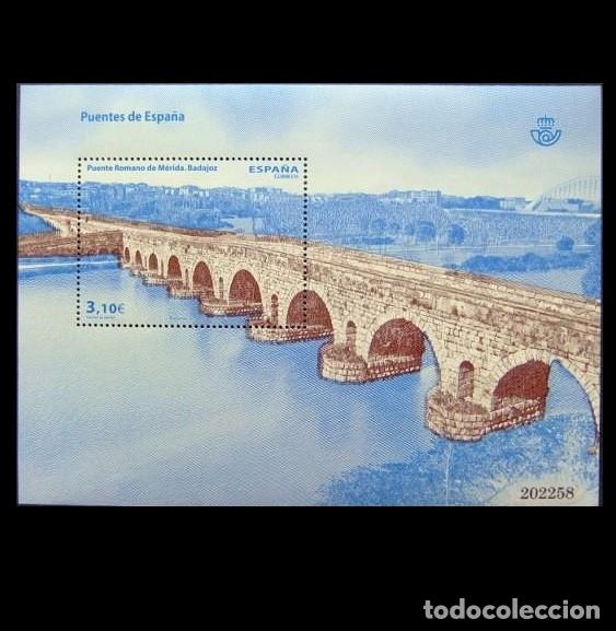 Sellos: Edifil 4819 MNH Puente Romano de Merida Badajoz SIN FIJA SELLO Espa&ntilde;a 2013