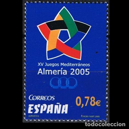 Sellos: Edifil 4158 MNH SIN FIJASELLOS sello Espa&ntilde;a 2005 XV Juegos Mediterraneos Almeria
