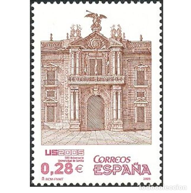 Sellos: Edifil 4152 MNH SIN FIJASELLOS sello Espa&ntilde;a 2005 Centenario Universidad de Sevilla