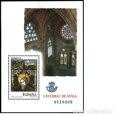 Sellos: Edifil 4196 MNH SIN FIJASELLOS sello Espa&ntilde;a 2005 Vidrerias Catedral de Avila
