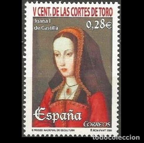 Sellos: Edifil 4198 MNH SIN FIJASELLOS sello Espa&ntilde;a 2005 IV Centenario de las Cortes de Toro