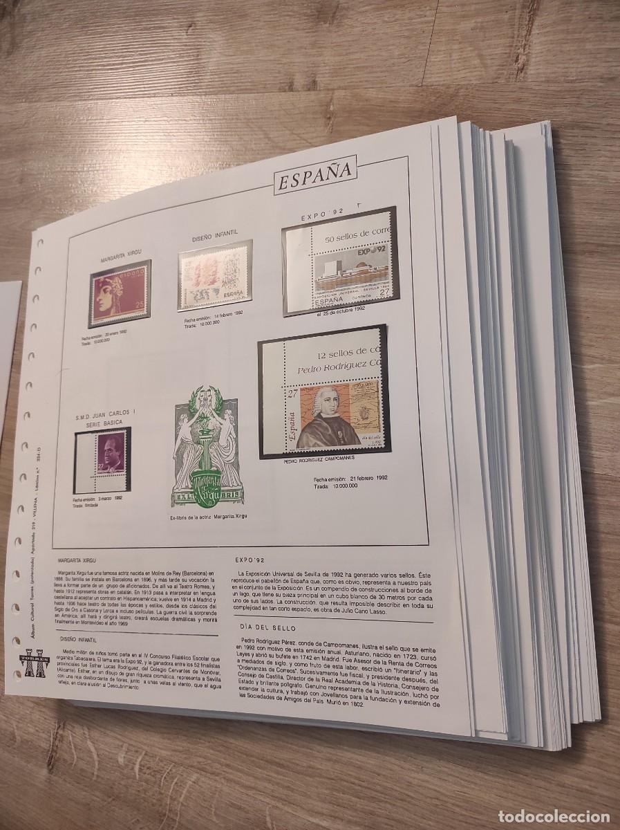 Briefmarken: M60 Colecci&oacute;n sellos Espa&ntilde;a a&ntilde;os 1992/1997**