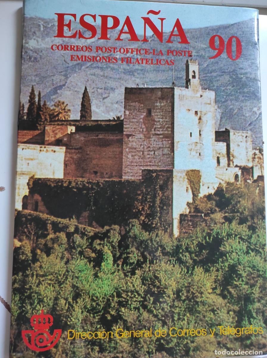 Sellos: M62 LIBRO DE CORREOS A&Ntilde;O 1990 COMPLETO CON SELLOS IMPECABLE