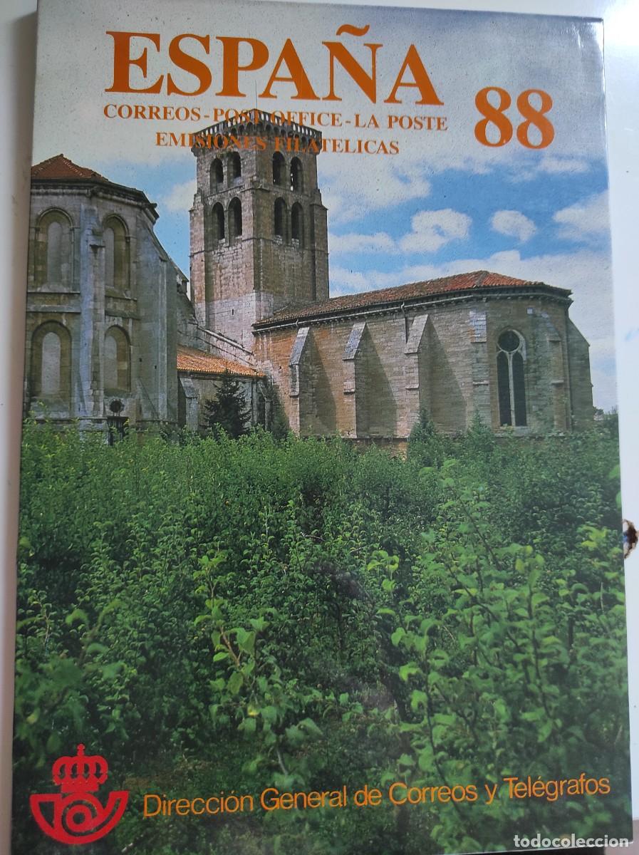 Sellos: M63 LIBRO DE CORREOS A&Ntilde;O 1988 COMPLETO CON SELLOS IMPECABLE