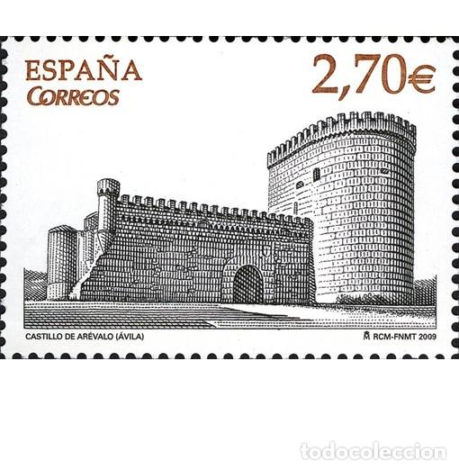 Sellos: Edifil 4510 MNH SIN FIJASELLOS sello Espa&ntilde;a 2009 Castillos Arevalo