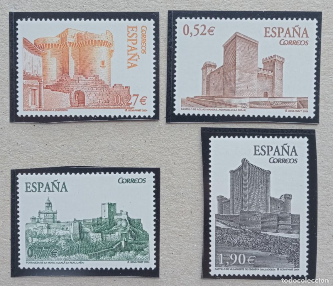Sellos: 2004. ESPA&Ntilde;A. 4097 / 4100. Castillos. Serie completa. Nuevo.