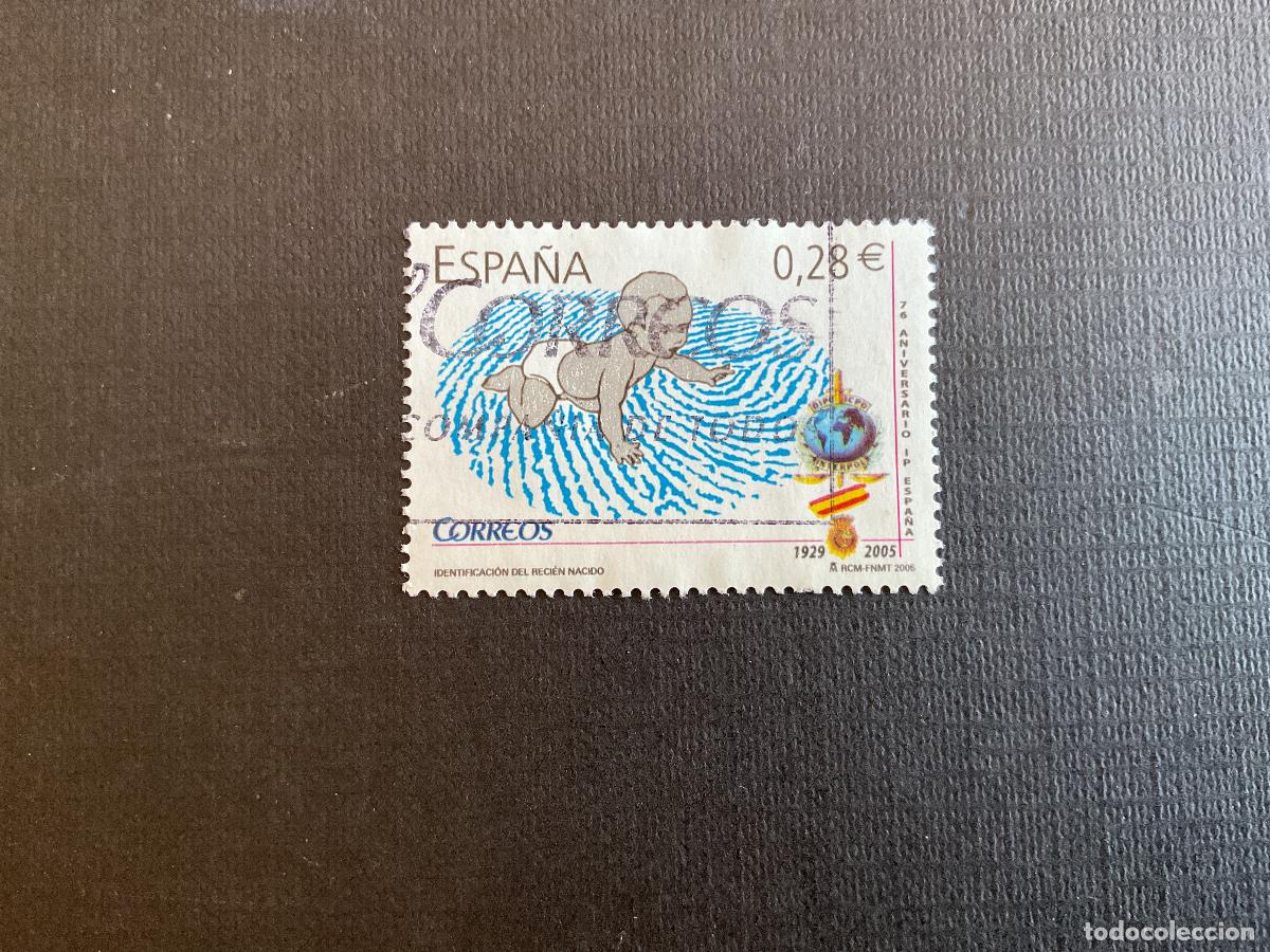 Sellos: ESPA&Ntilde;A N&ordm; EDIFIL 4173* A&Ntilde;O 2005.IDENTIFICACION DEL RECIEN NACIDO. SELLO USADO