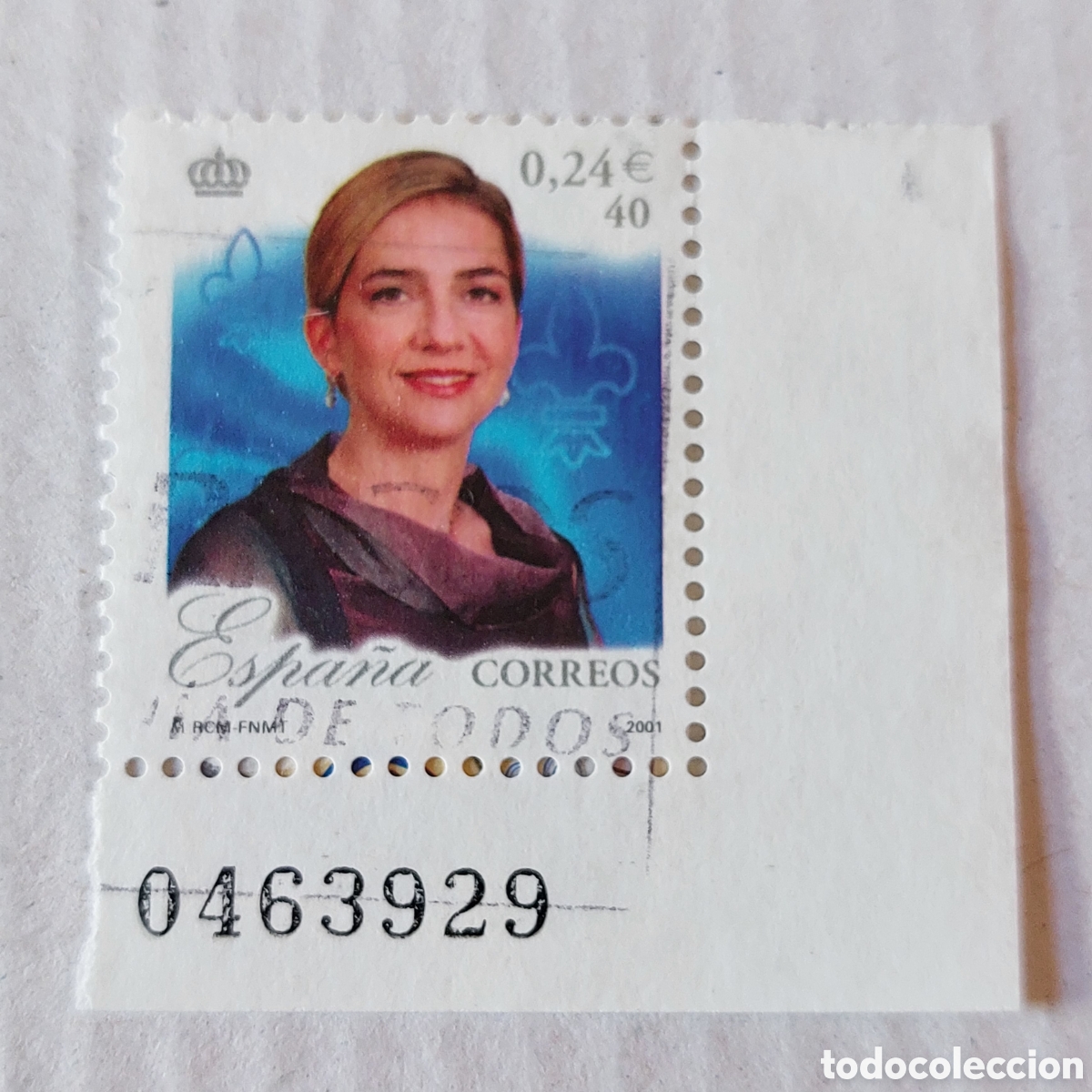 Sellos: 2001 Espa&ntilde;a Usado infanta crisina