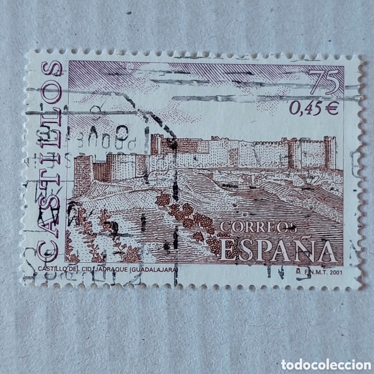 Sellos: 2001 Espa&ntilde;a Usado Castillo del Cid Jadraque
