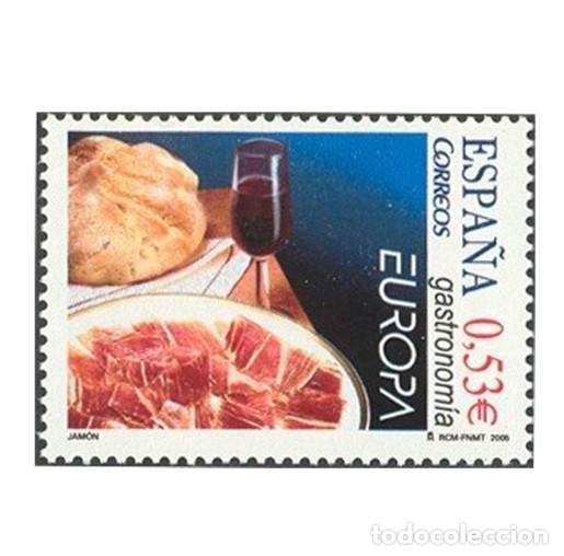 Sellos: Edifil 4159 MNH SIN FIJASELLOS sello Espa&ntilde;a 2005 XV Europa Gastronomia