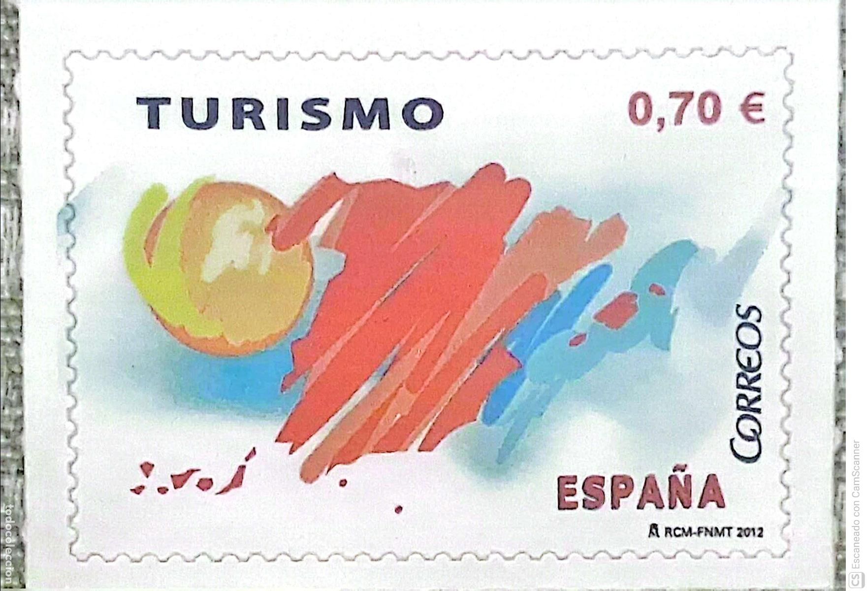 Sellos: Espa&ntilde;a. 4690 Turismo: Motivo alusivo, autoadhesivo. 2012. Sellos nuevos y numeraci&oacute;n Edifil