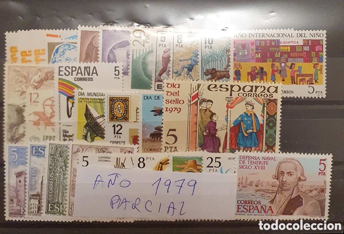 Sellos: A&ntilde;o 1979 Espa&ntilde;a nuevo incompleto