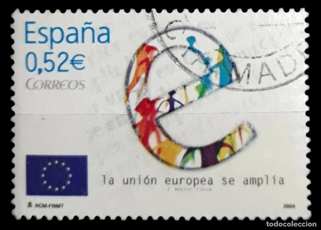 Sellos: Espa&ntilde;a 2004 Ampliaci&oacute;n de la Uni&oacute;n Europea. Edifil 4080. USADO.