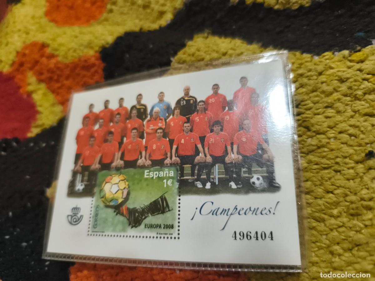 Stamps: Hoja bloque selecci&oacute;n 2008