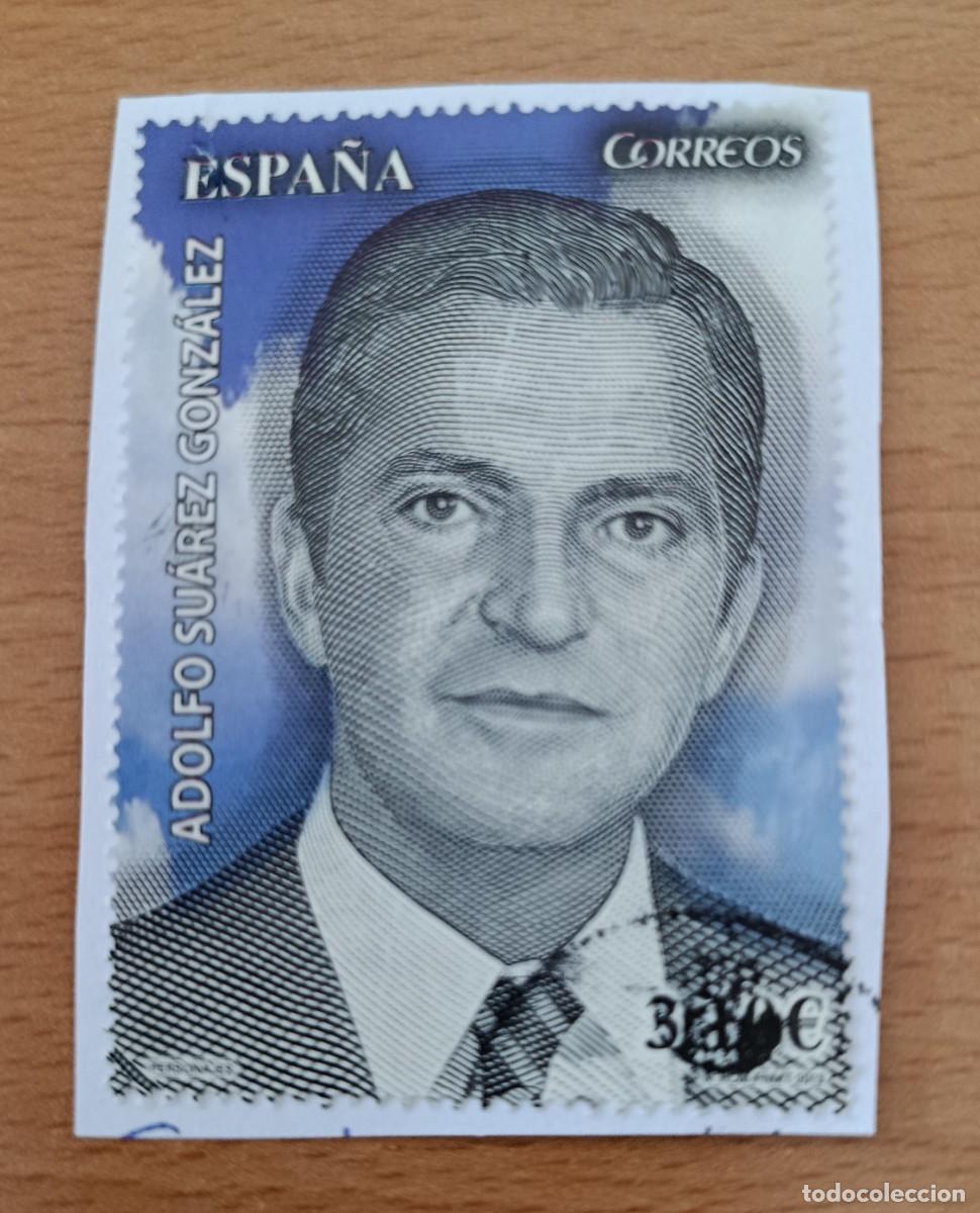 Sellos: Sellos Espa&ntilde;a 2013, Personajes, Adolfo Su&aacute;rez. edifil 4837