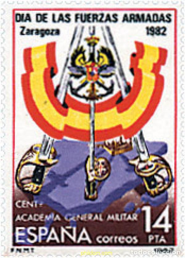 Sellos: 85073 MNH ESPA&Ntilde;A 1982 DIA DE LAS FUERZAS ARMADAS