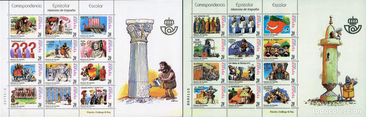 Sellos: 85674 MNH ESPA&Ntilde;A 2000 CORRESPONDENCIA EPISTOLAR ESCOLAR