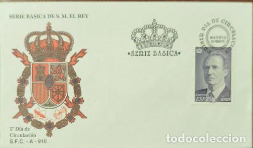 Sellos: Serie B&aacute;sica de S.M. el Rey, 1000 pesetas (Juan Carlos I, Madrid, 22 de noviembre de 1995
