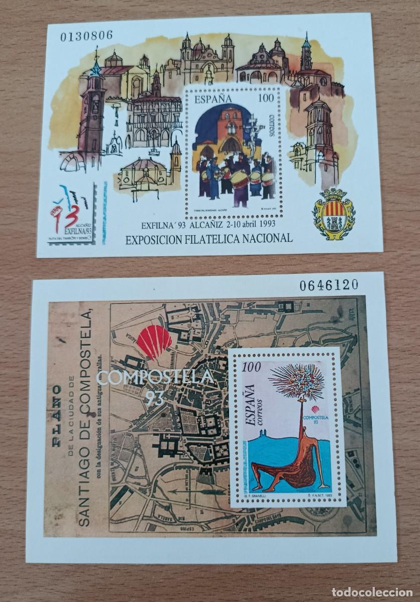 Sellos: Sellos Espa&ntilde;a 1993, edifil 3249 y 3258