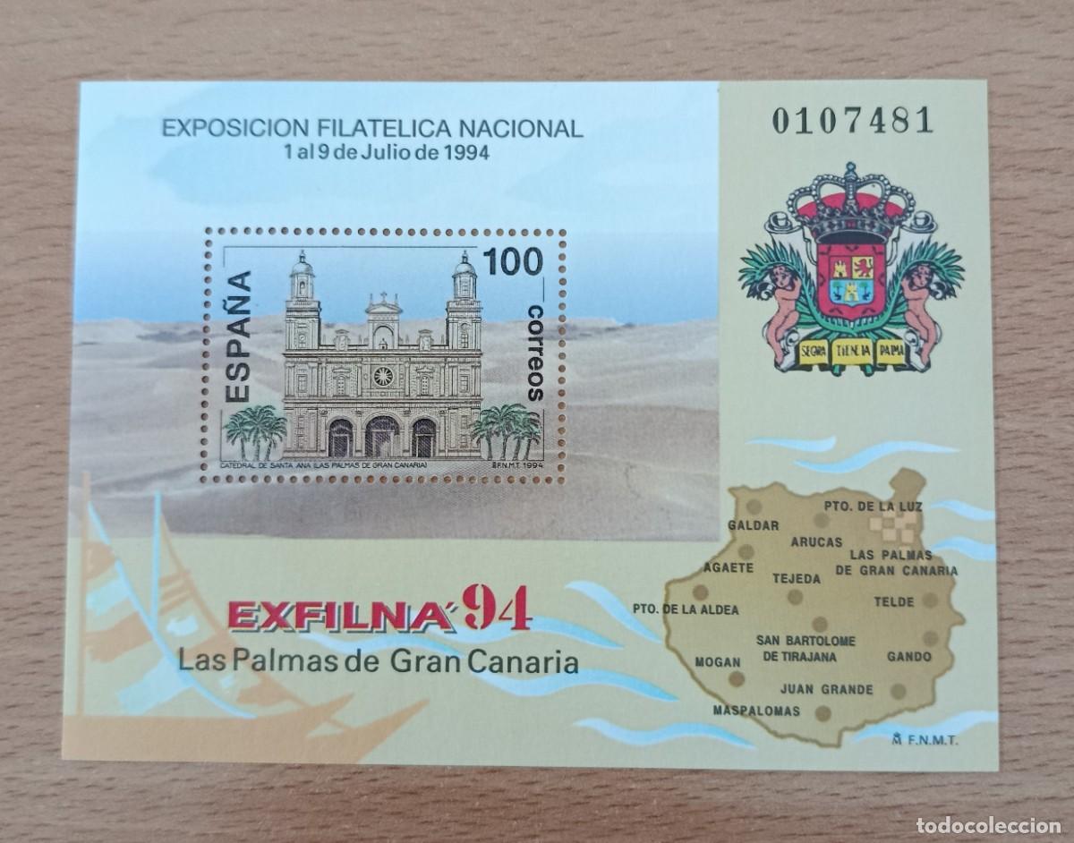 Sellos: Sellos Espa&ntilde;a 1994, Exp. Filat&eacute;lica Nacional EXFILNA 94. EDIFIL 3313