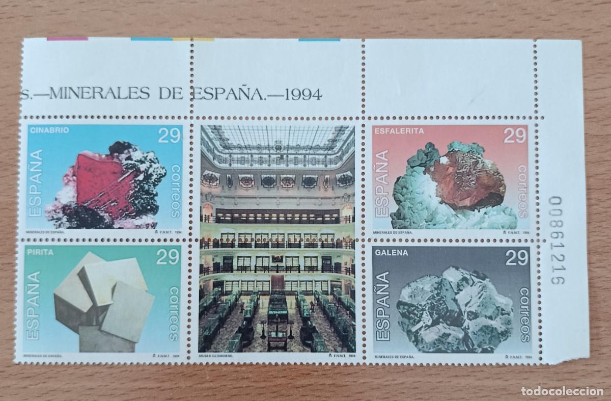 Sellos: Sellos Espa&ntilde;a 1994, Minerales de Espa&ntilde;a. edifil 3283/3286