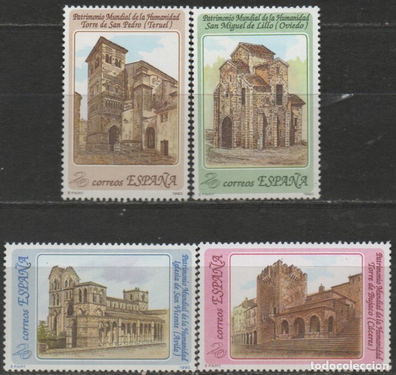 Sellos: EDIFIL 3092/5, PATRIMONIO MUNDIAL DE LA HUMANIDAD, NUEVO ** SERIE COMPLETA
