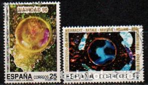 Sellos: EDIFIL 3085, Navidad 1990, usado
