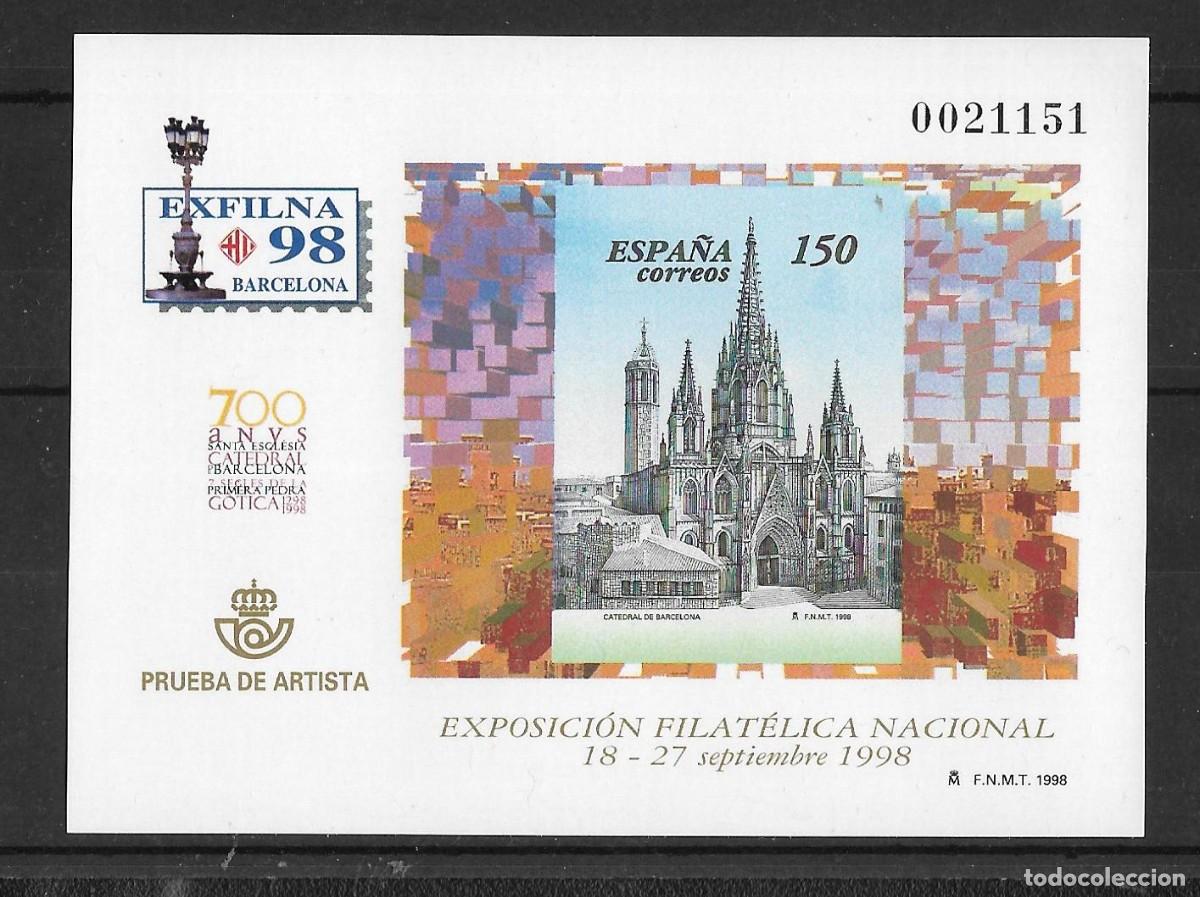 Sellos: Exfilna 1998 /98. Prueba de Artista
