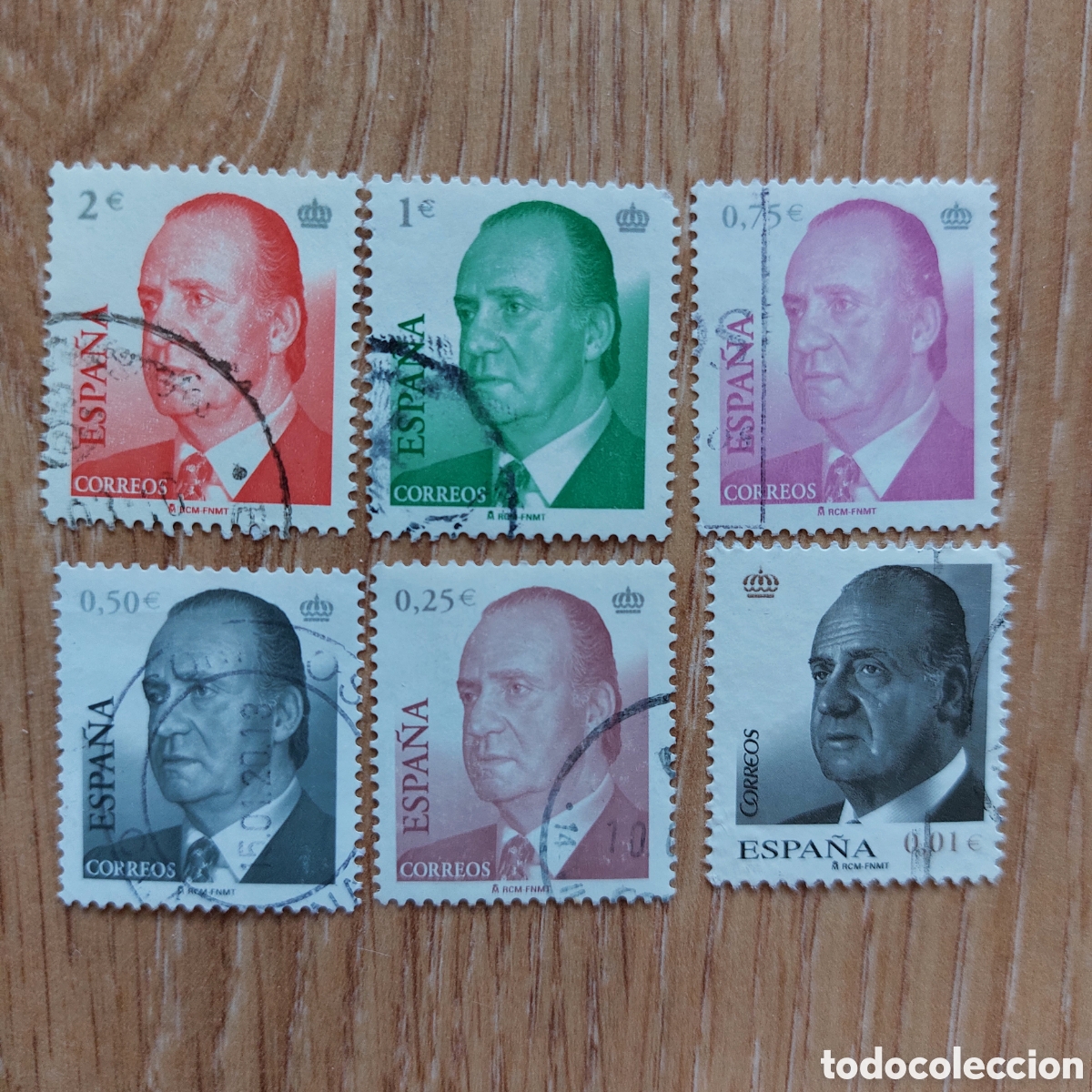 Sellos: 2002 Espa&ntilde;a Usado Serie B&aacute;sica Juan Carlos I