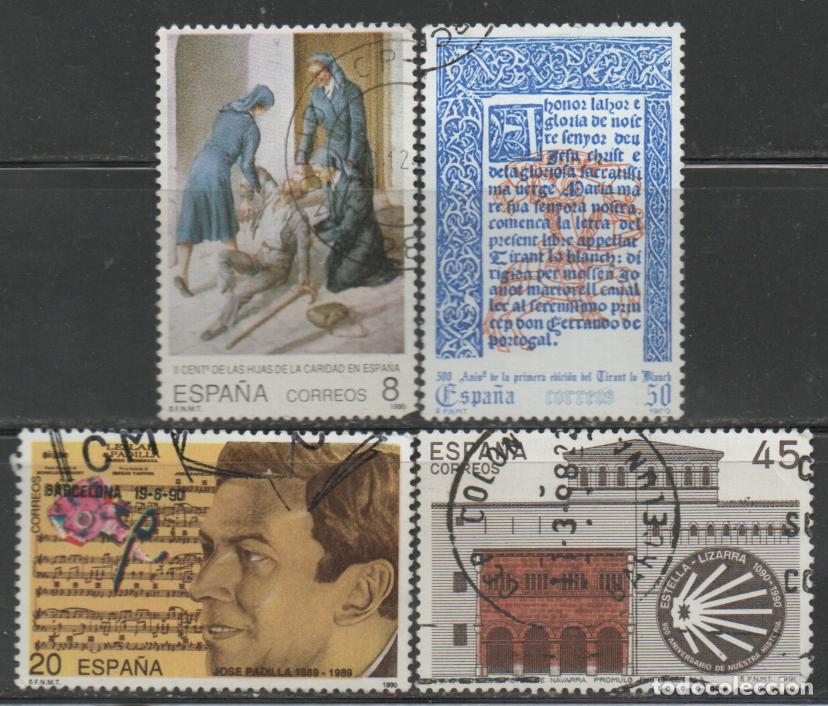 Sellos: EDIFIL 3069/72, CENTENARIOS, USADO, SERIE COMPLETA
